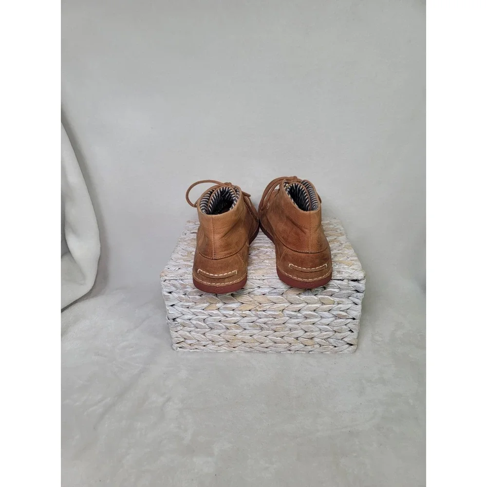 Ugg Minimalist Mens Chukka Boots Shoes Boho Tan Leather Outdoor Size 10.5 Earthy